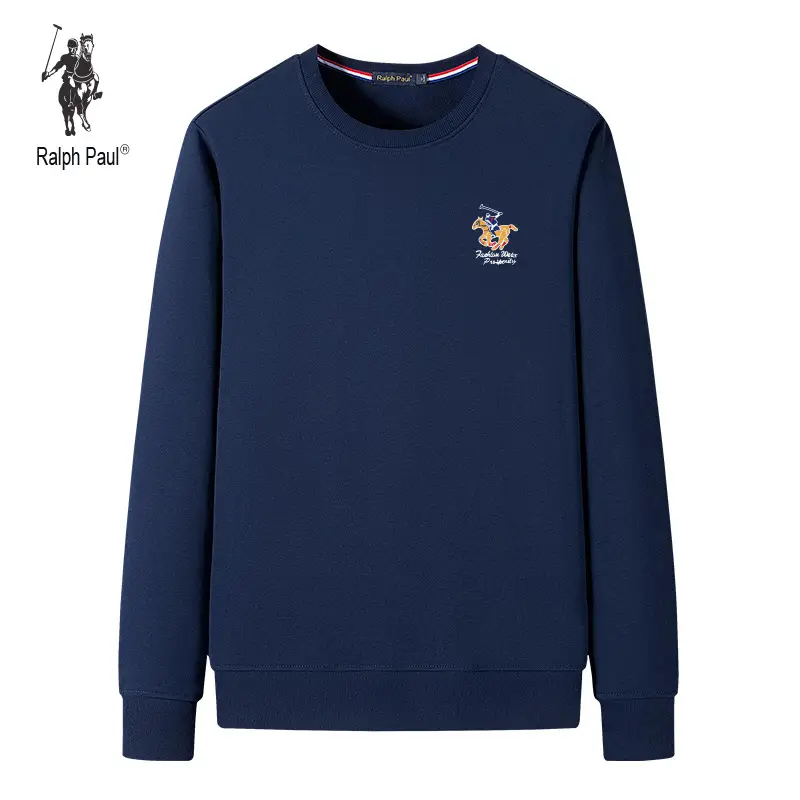 Men's Larron Paul Red Crewneck Sweatshirt Long Sleeve - Image 4