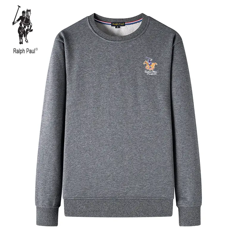Men's Larron Paul Red Crewneck Sweatshirt Long Sleeve - Image 6