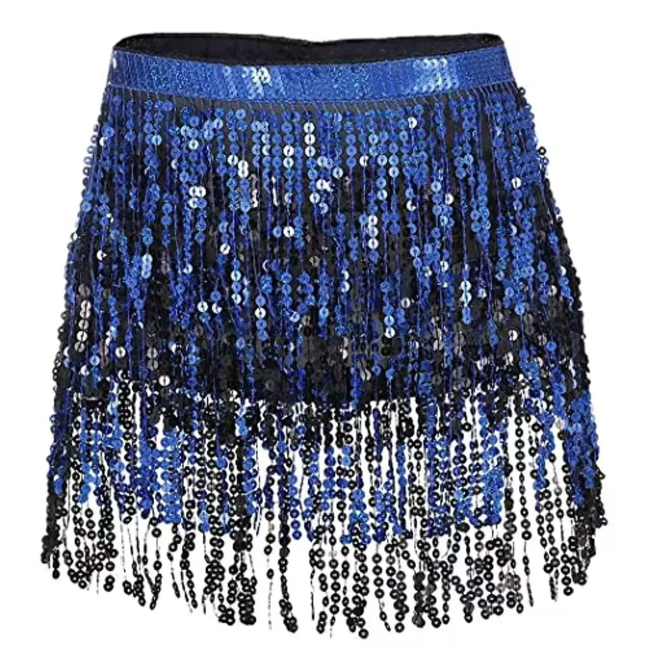 Halloween Belly Dance Costume Sequins Tassel Waist Chain