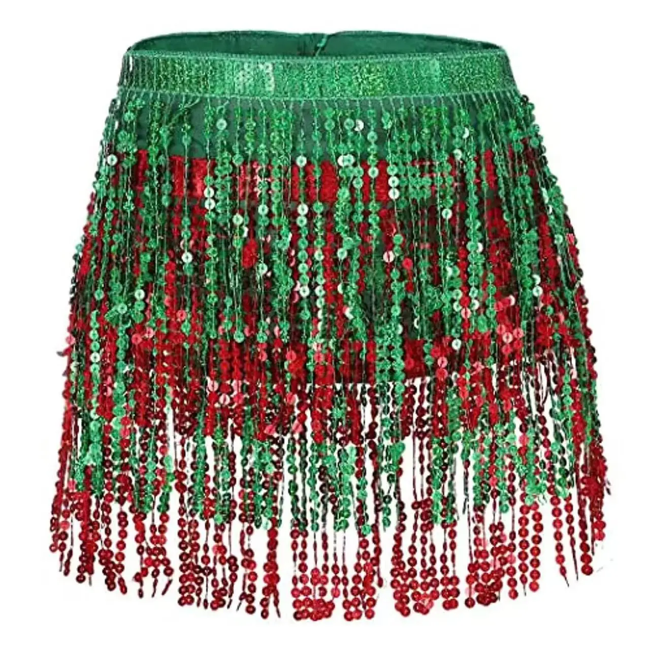 Halloween Belly Dance Costume Sequins Tassel Waist Chain
