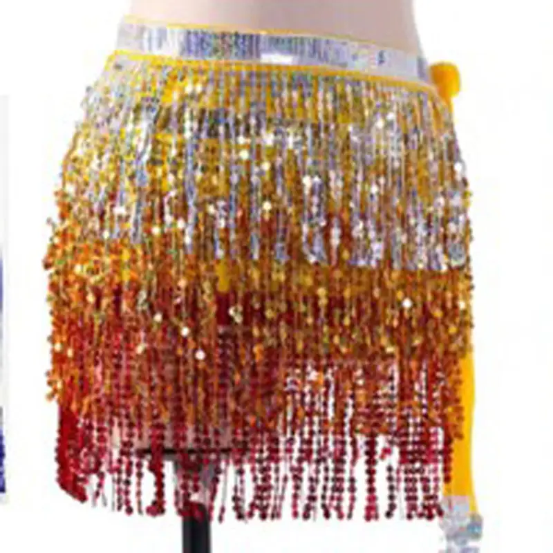 Halloween Belly Dance Costume Sequins Tassel Waist Chain