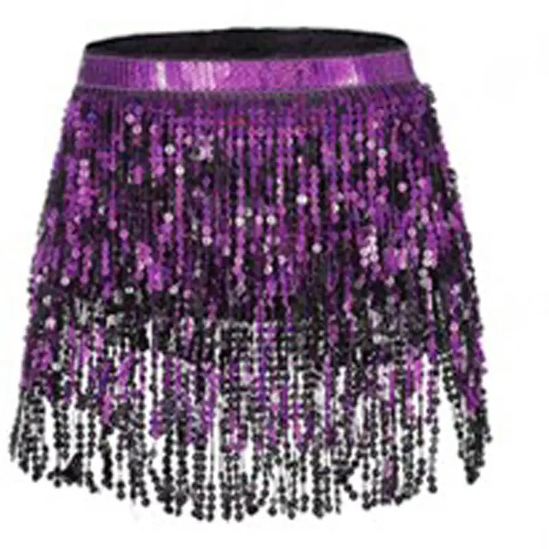 Halloween Belly Dance Costume Sequins Tassel Waist Chain
