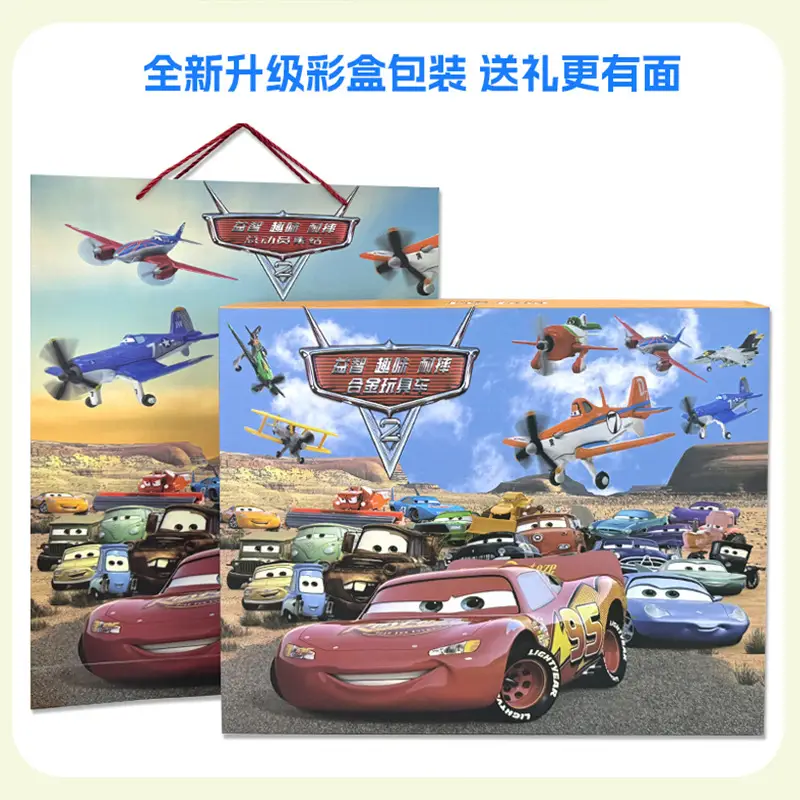 Racing car story alloy car model gift box suit Lightning McQueen children and boys gift