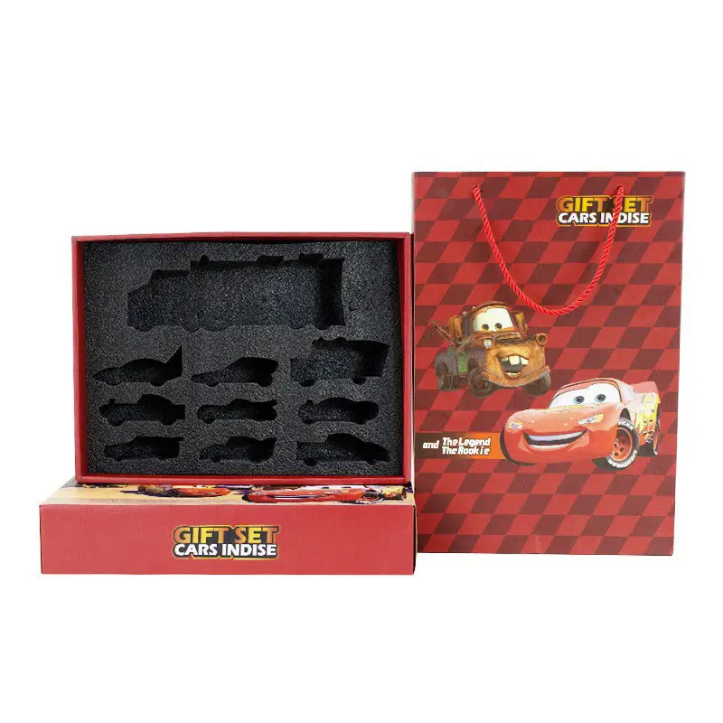 Racing car story alloy car model gift box suit Lightning McQueen children and boys gift