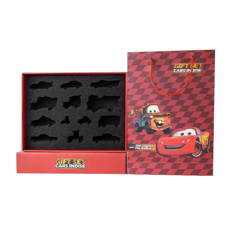 Racing car story alloy car model gift box suit Lightning McQueen children and boys gift