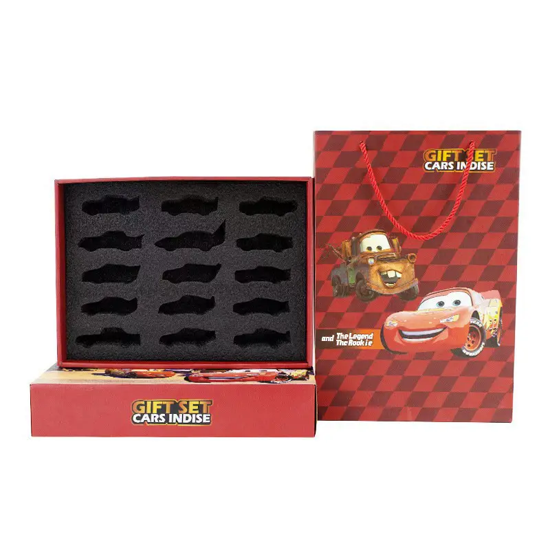 Racing car story alloy car model gift box suit Lightning McQueen children and boys gift