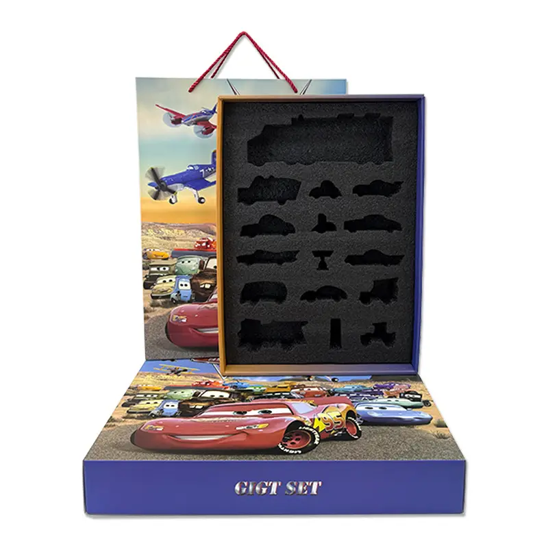 Racing car story alloy car model gift box suit Lightning McQueen children and boys gift