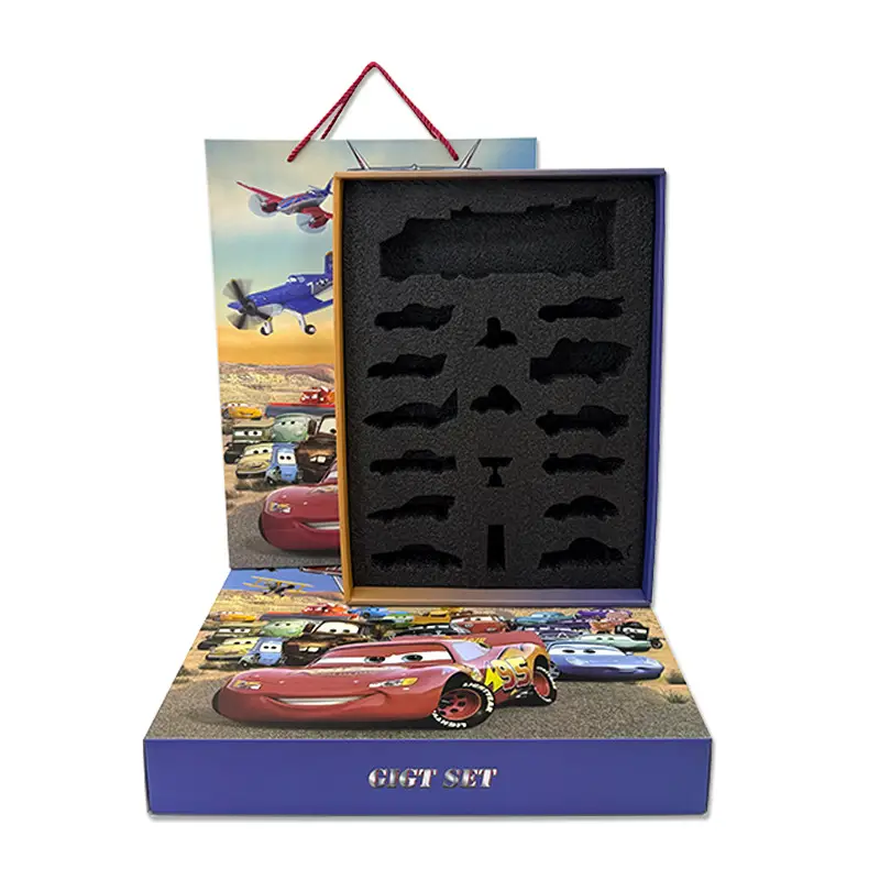 Racing car story alloy car model gift box suit Lightning McQueen children and boys gift