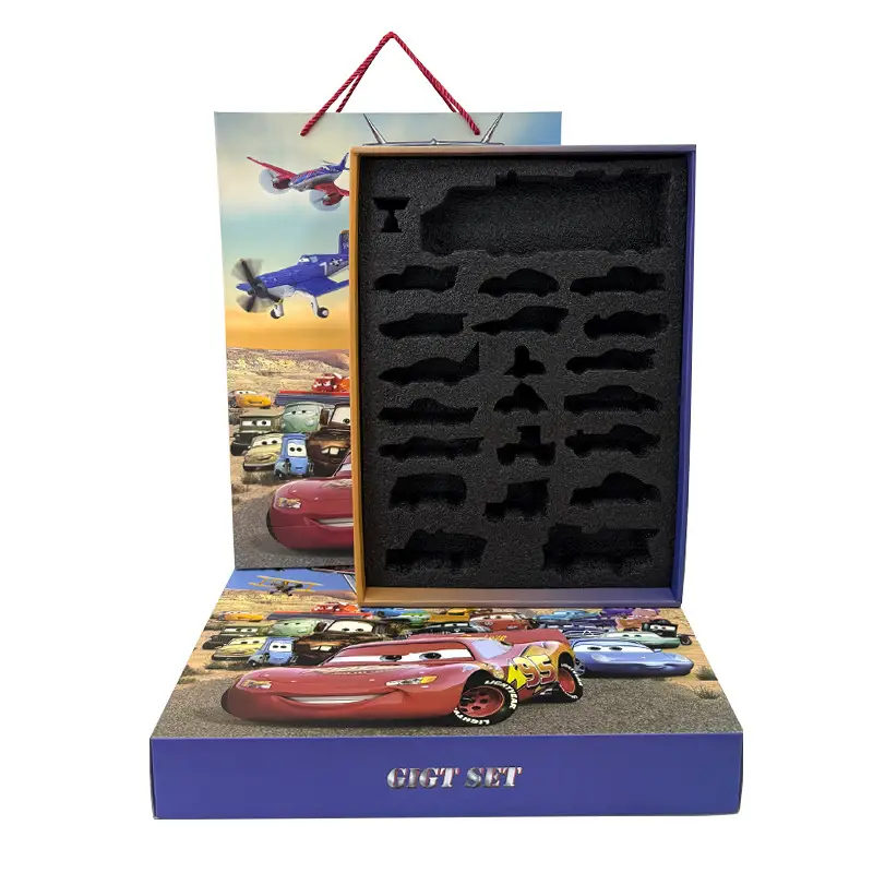 Racing car story alloy car model gift box suit Lightning McQueen children and boys gift