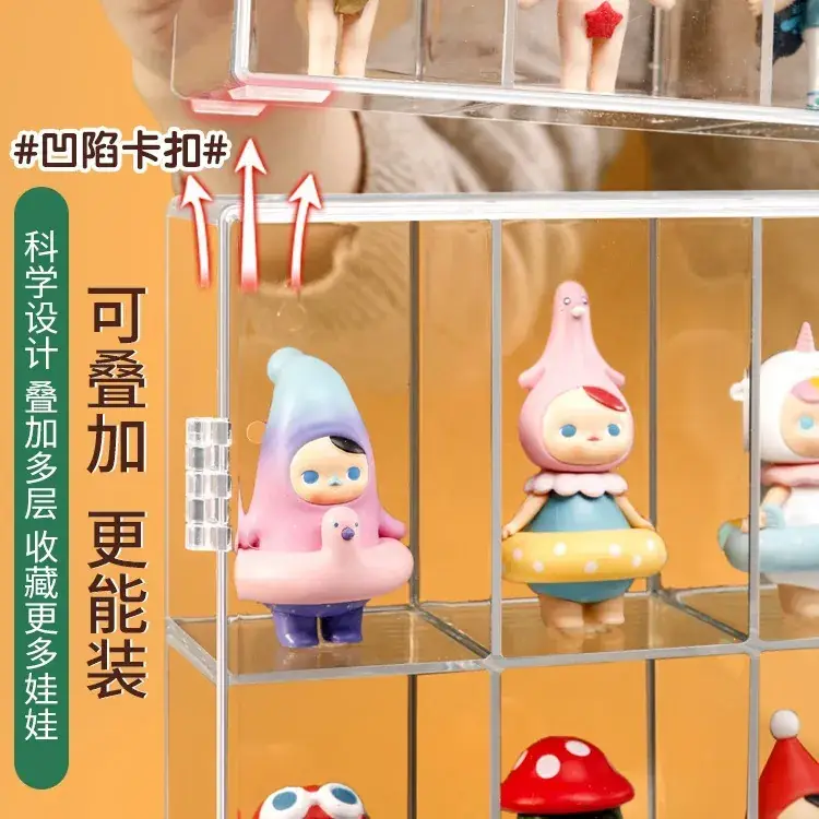 Acrylic Doll Display Stand 12-Pack Wall Decor - Image 8