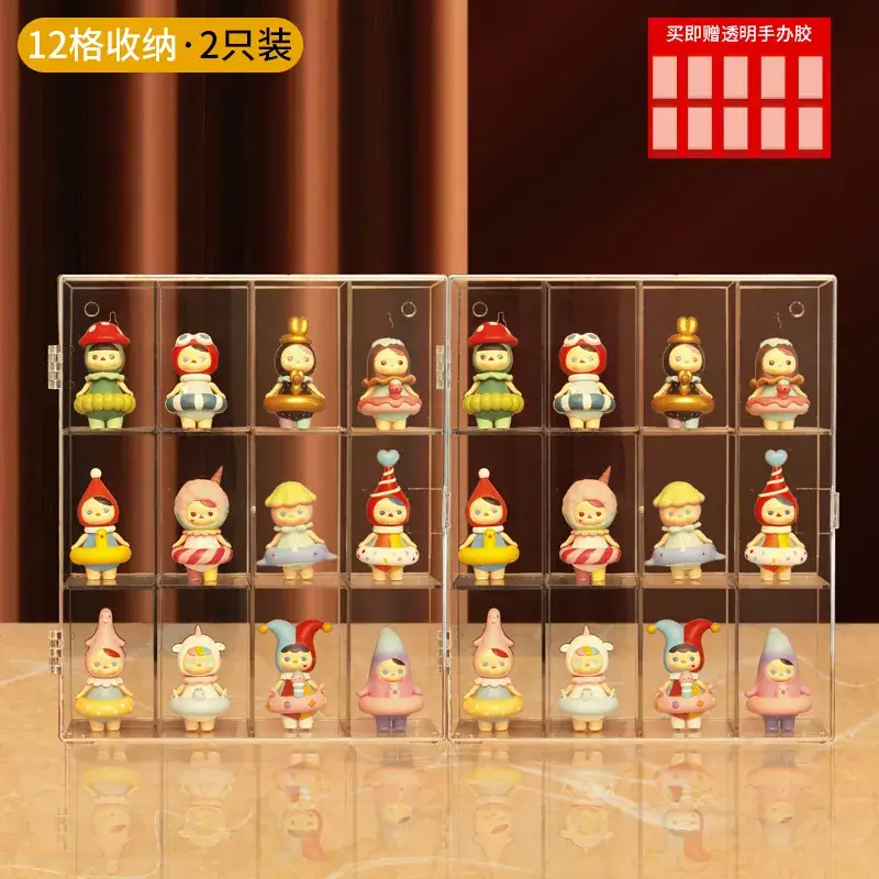 Acrylic Doll Display Stand 12-Pack Wall Decor - Image 3