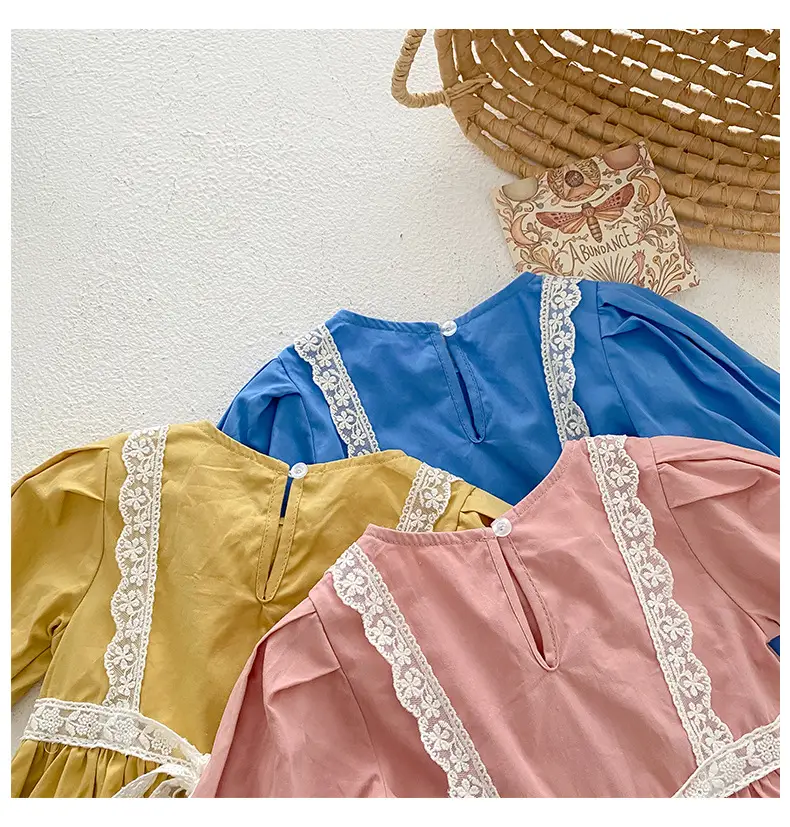 Korean Style Lace Dress for Girls 1-6 Years — feature 10