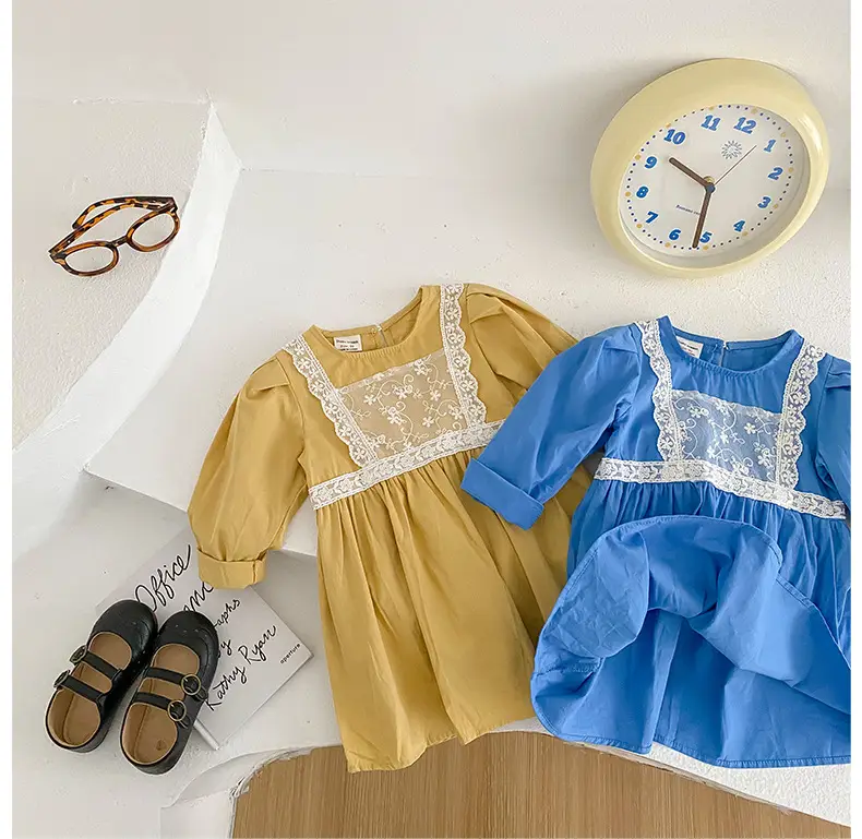 Korean Style Lace Dress for Girls 1-6 Years — feature 11