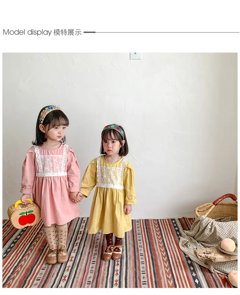 Korean Style Lace Dress for Girls 1-6 Years — feature 13