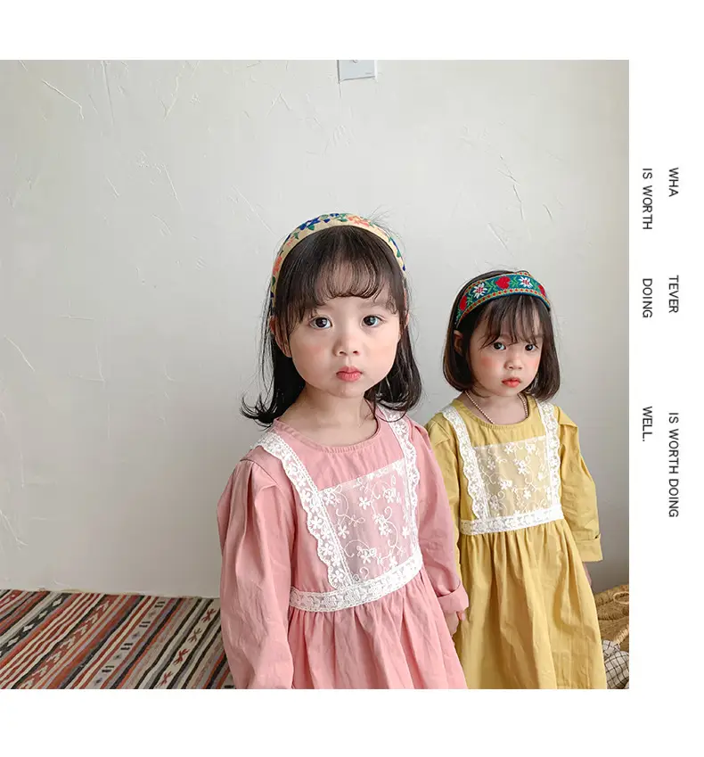 Korean Style Lace Dress for Girls 1-6 Years — feature 14