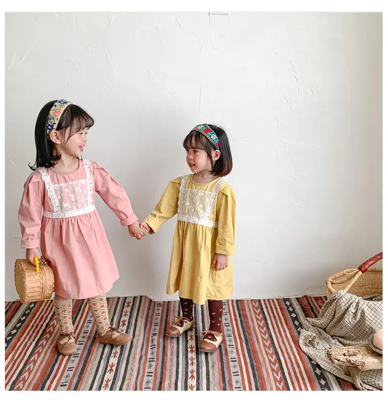 Korean Style Lace Dress for Girls 1-6 Years — feature 15