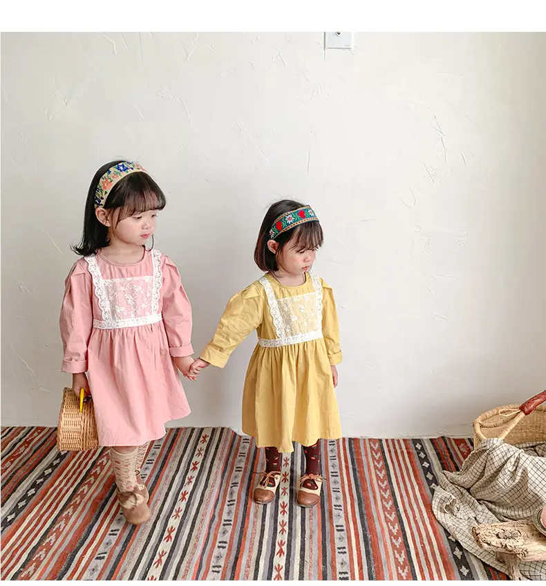 Korean Style Lace Dress for Girls 1-6 Years — feature 16