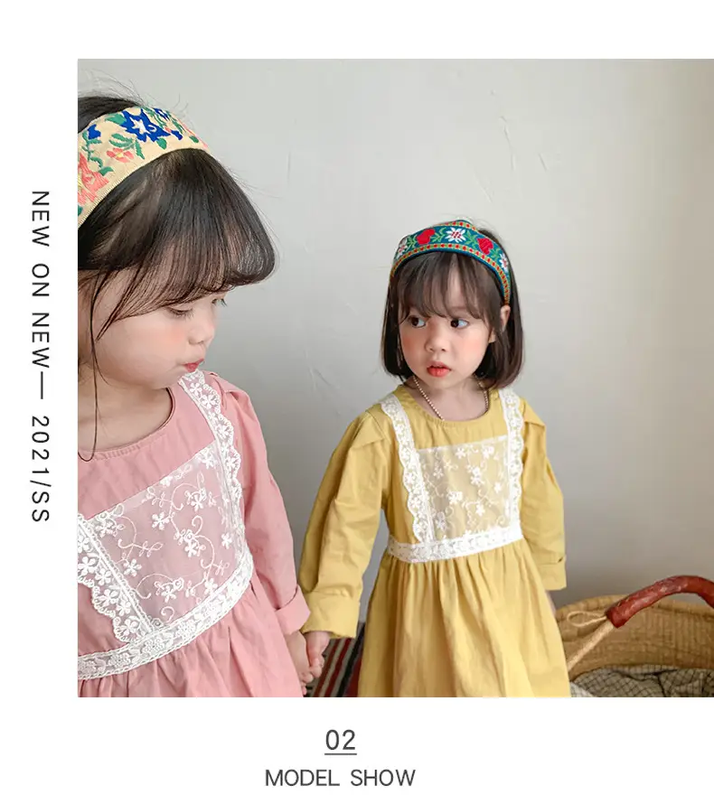 Korean Style Lace Dress for Girls 1-6 Years — feature 18