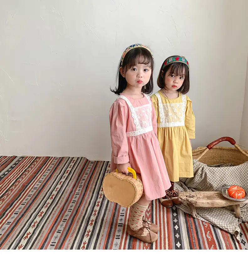 Korean Style Lace Dress for Girls 1-6 Years — feature 21