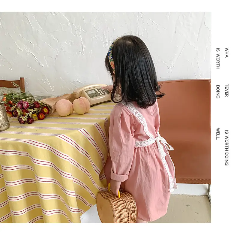 Korean Style Lace Dress for Girls 1-6 Years — feature 23