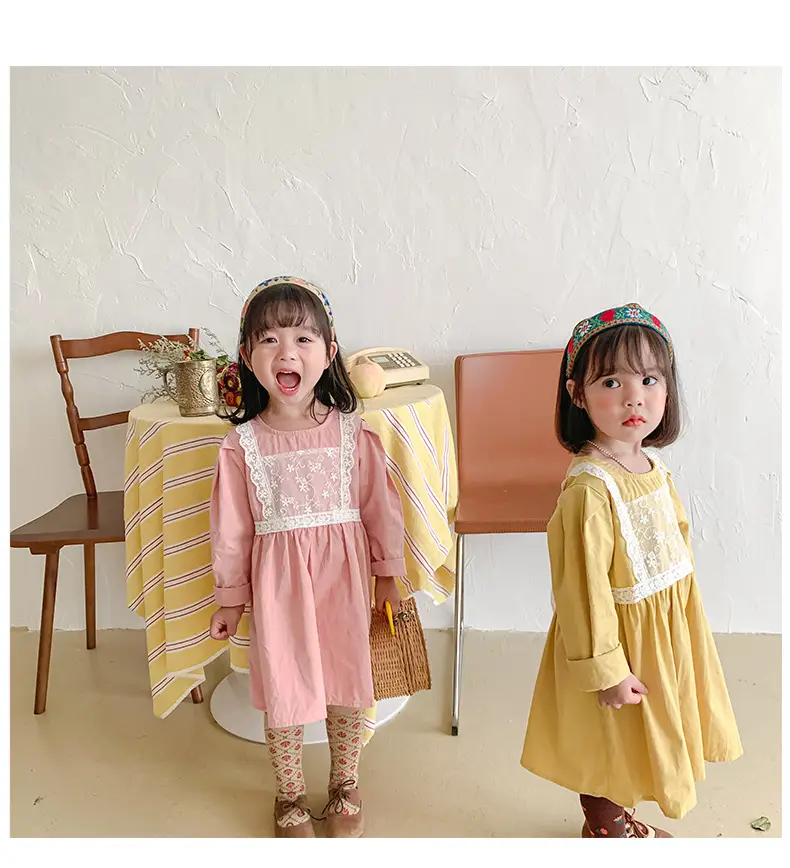 Korean Style Lace Dress for Girls 1-6 Years — feature 24