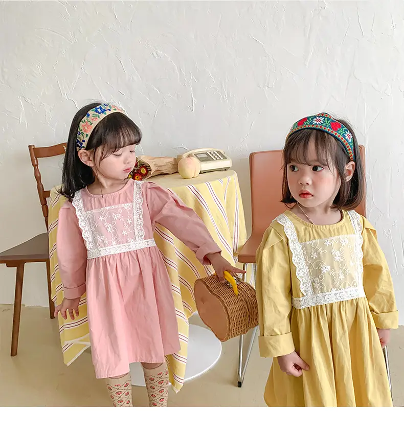 Korean Style Lace Dress for Girls 1-6 Years — feature 26