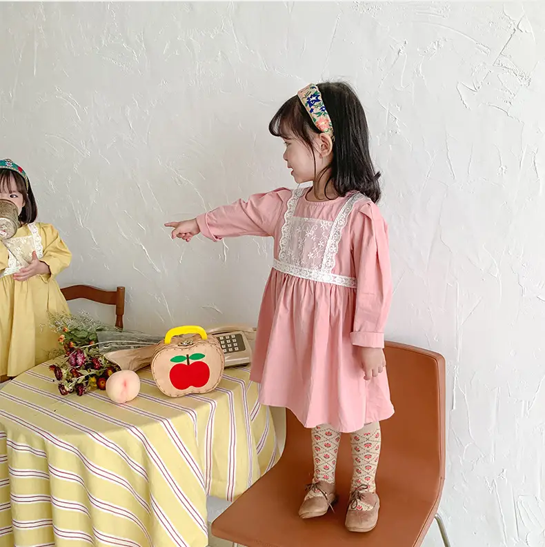 Korean Style Lace Dress for Girls 1-6 Years — feature 29