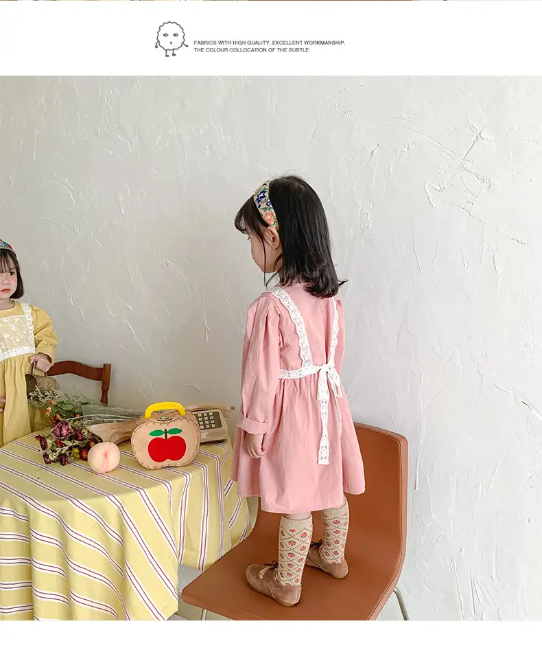 Korean Style Lace Dress for Girls 1-6 Years — feature 30