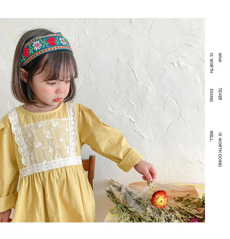 Korean Style Lace Dress for Girls 1-6 Years — feature 32