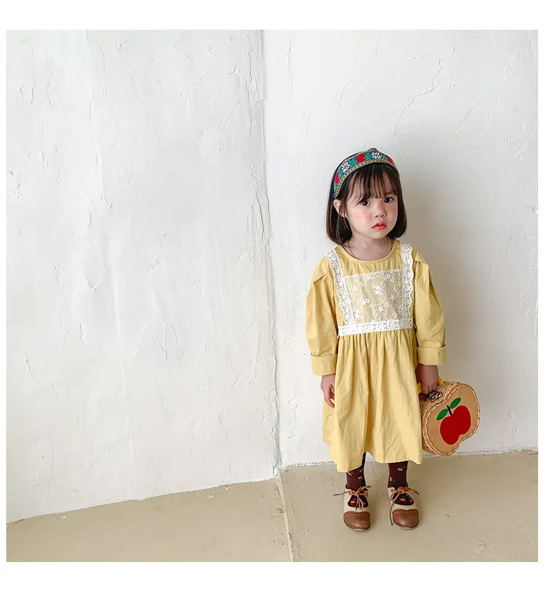 Korean Style Lace Dress for Girls 1-6 Years — feature 33