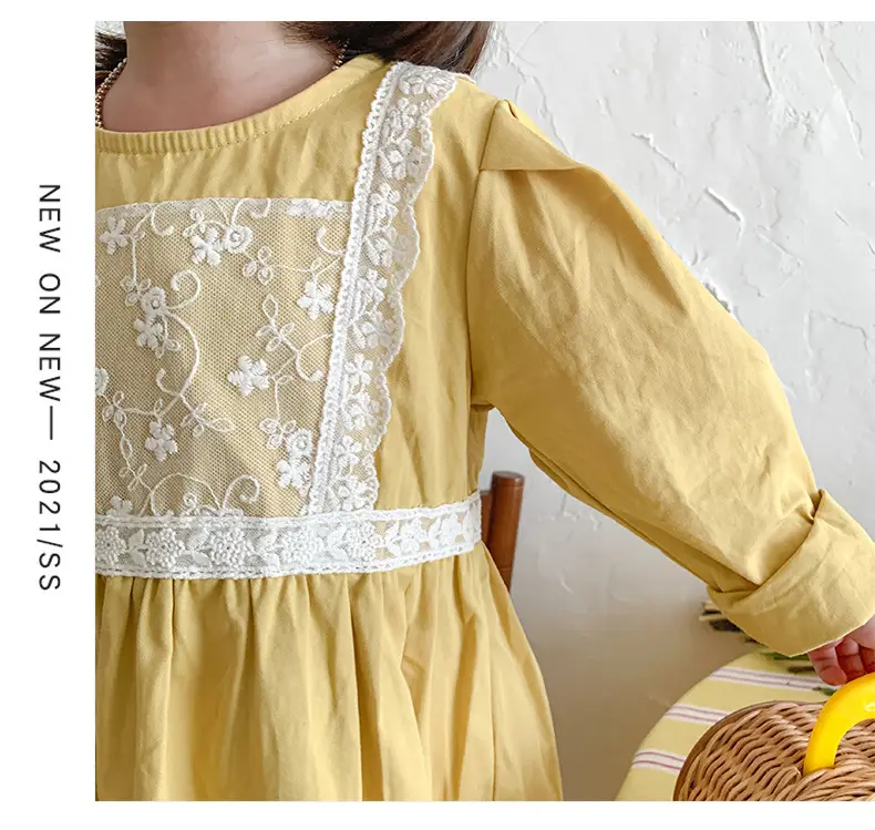 Korean Style Lace Dress for Girls 1-6 Years — feature 36