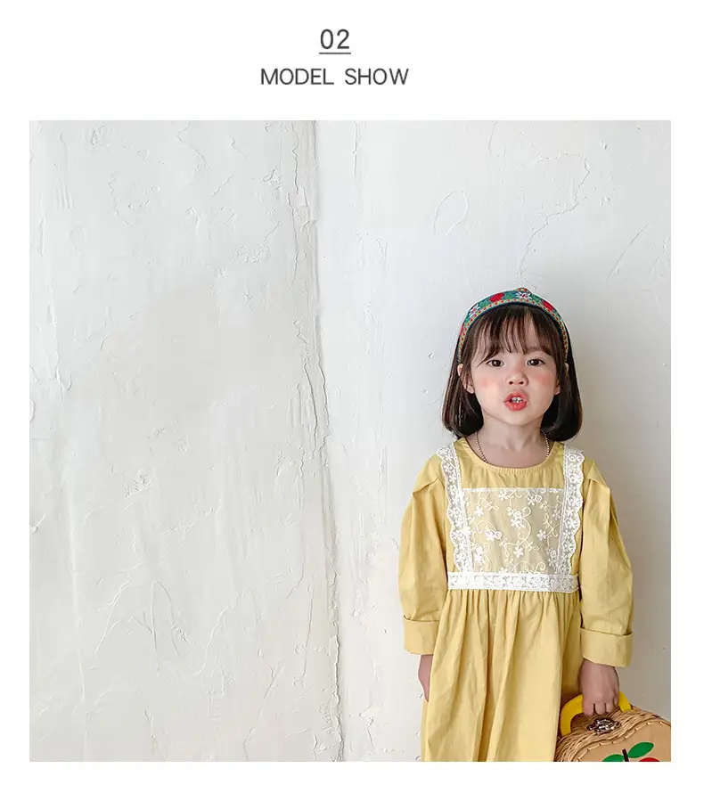 Korean Style Lace Dress for Girls 1-6 Years — feature 37