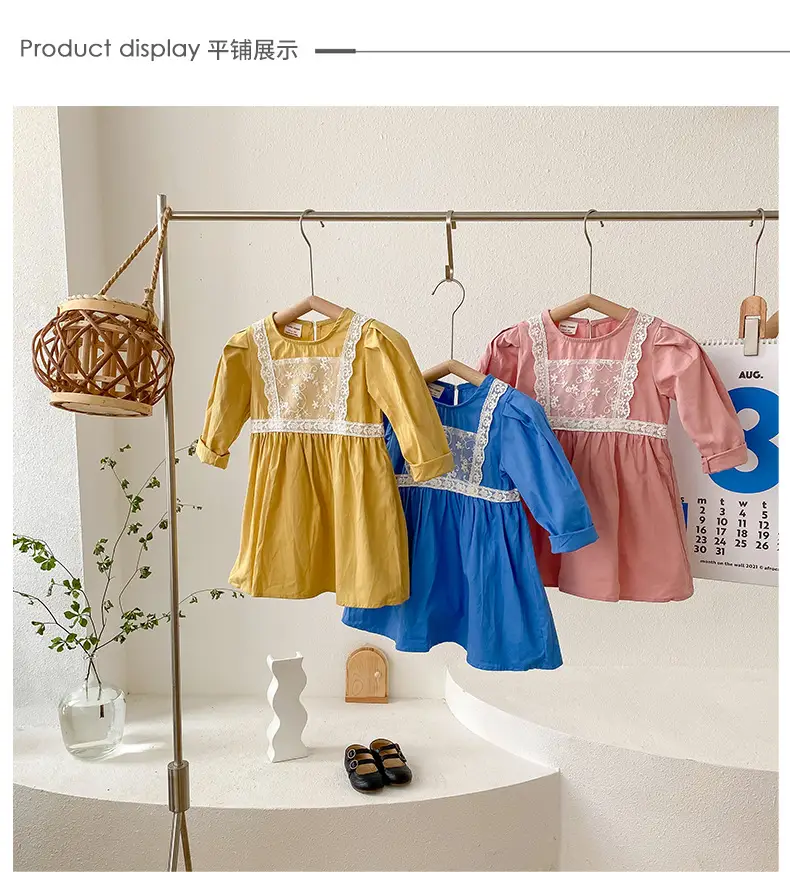 Korean Style Lace Dress for Girls 1-6 Years — feature 6