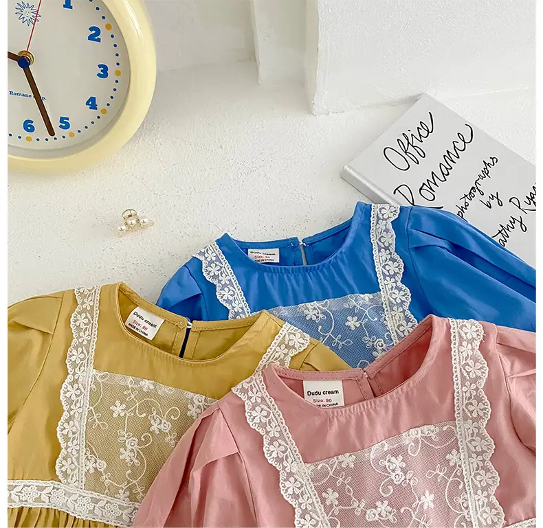 Korean Style Lace Dress for Girls 1-6 Years — feature 8