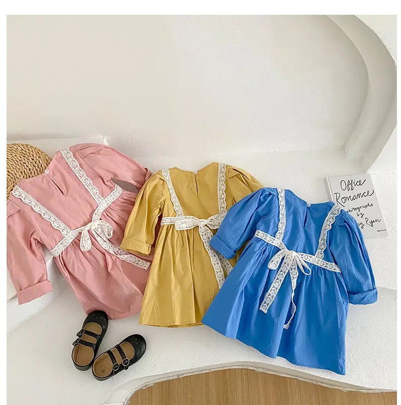 Korean Style Lace Dress for Girls 1-6 Years — feature 9
