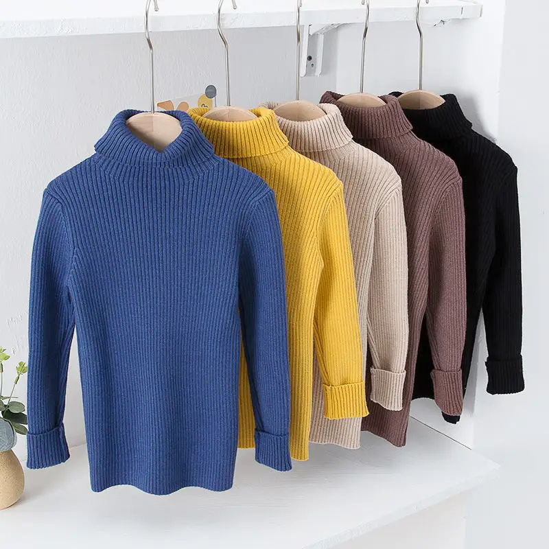 Red Turtleneck Knit Winter Sweater for Boys Medium Large - Image 16