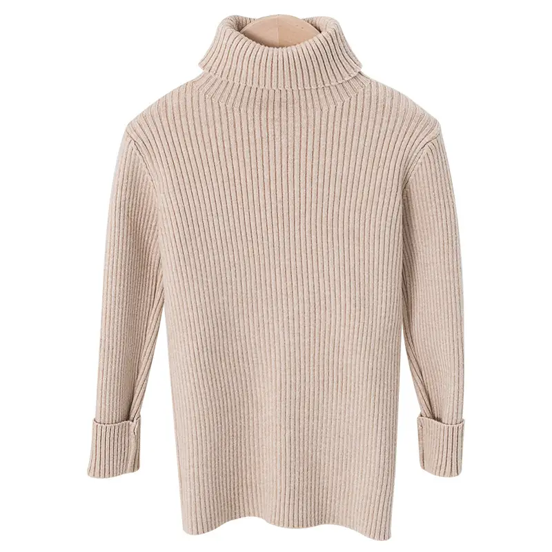 Red Turtleneck Knit Winter Sweater for Boys Medium Large - Image 19
