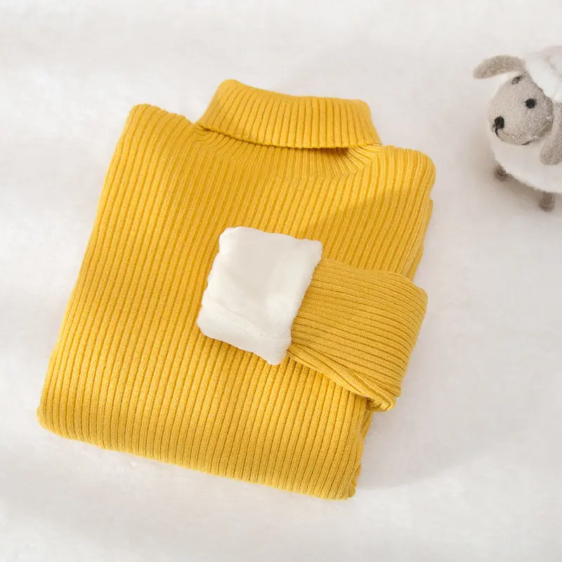 Red Turtleneck Knit Winter Sweater for Boys Medium Large - Image 10