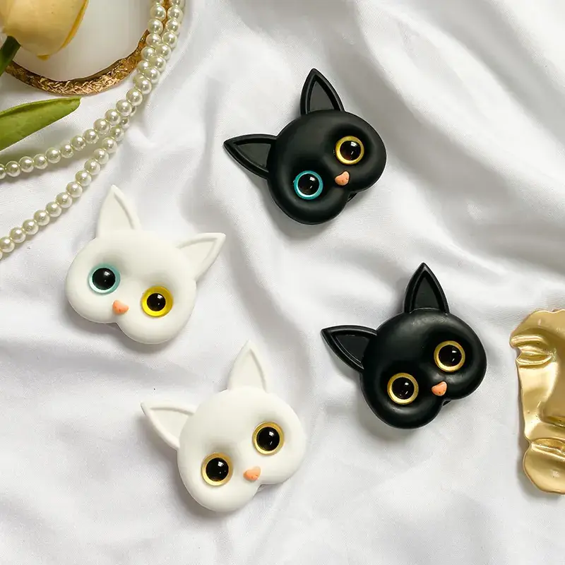 Cute Cat Airbag Mobile Phone Stand with Eye Design - Image 6