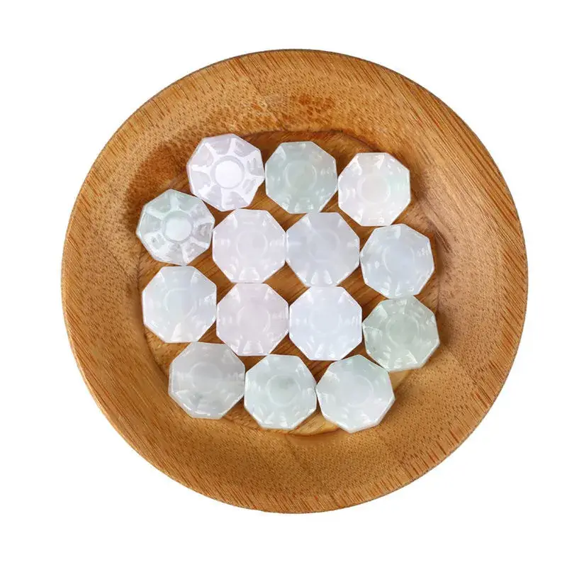 Natural Burmese Jade Bagua Pendant Jewelry - Image 6
