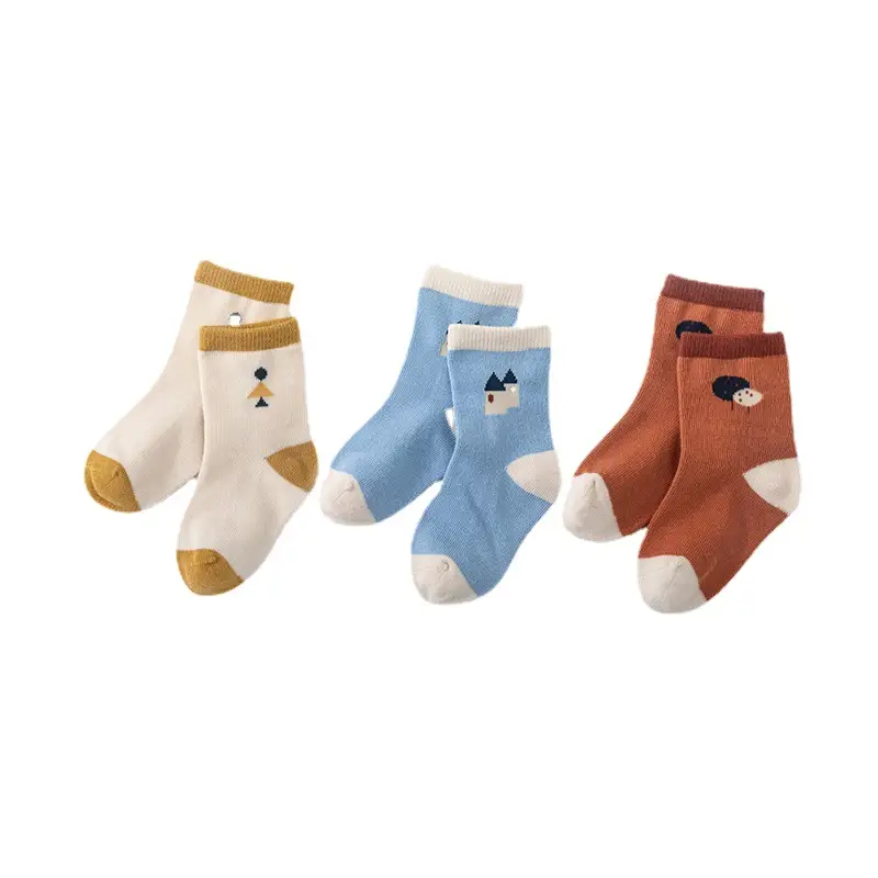 Wilberu Non-Slip Tube Socks for Boys Girls Baby Socks - Image 11