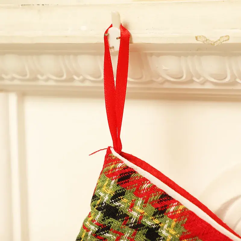 Christmas Stocking with Snowman Design - Image 3