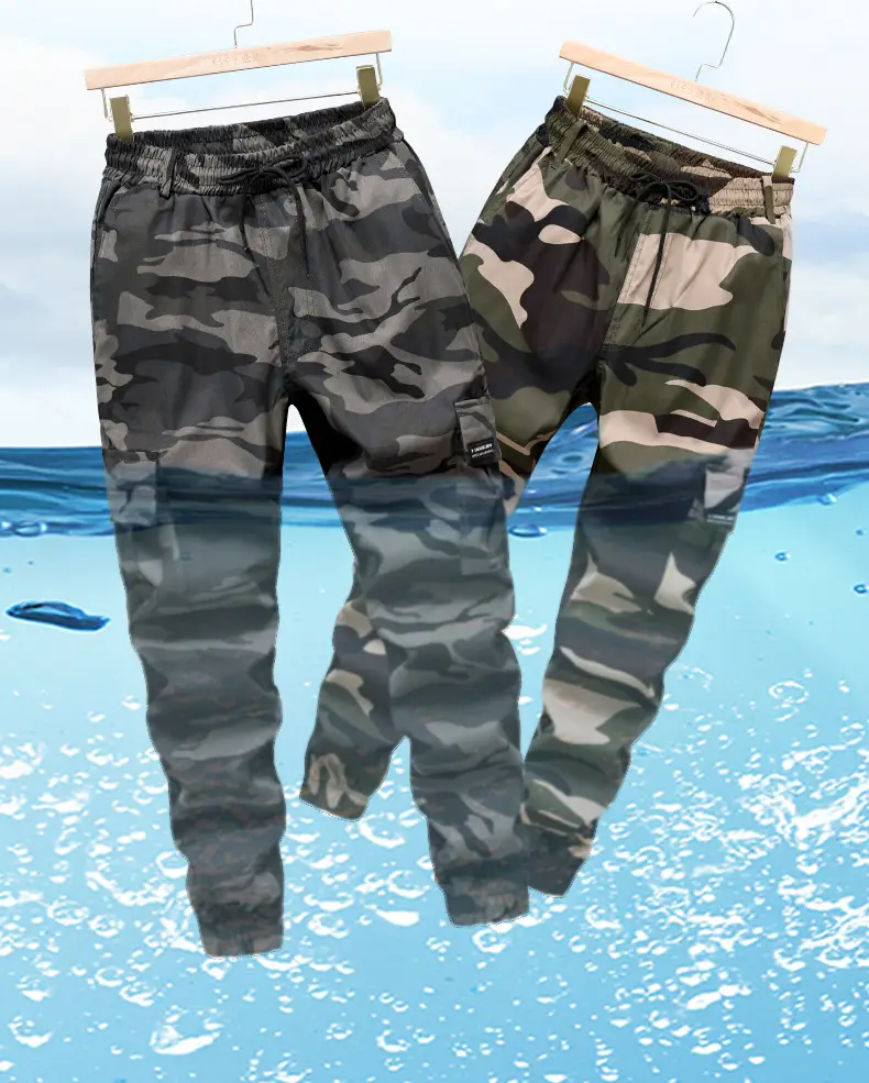 Men's Camouflage Multi-Pocket Trouser Set — feature 12