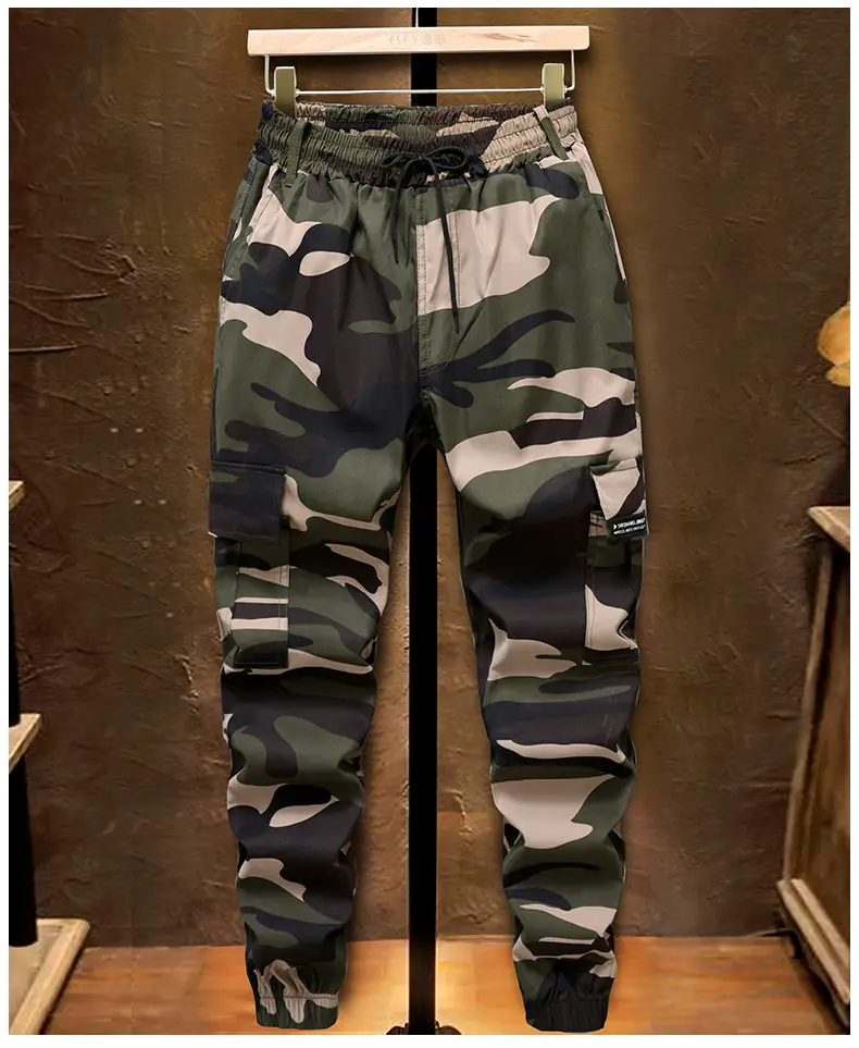 Men's Camouflage Multi-Pocket Trouser Set — feature 22