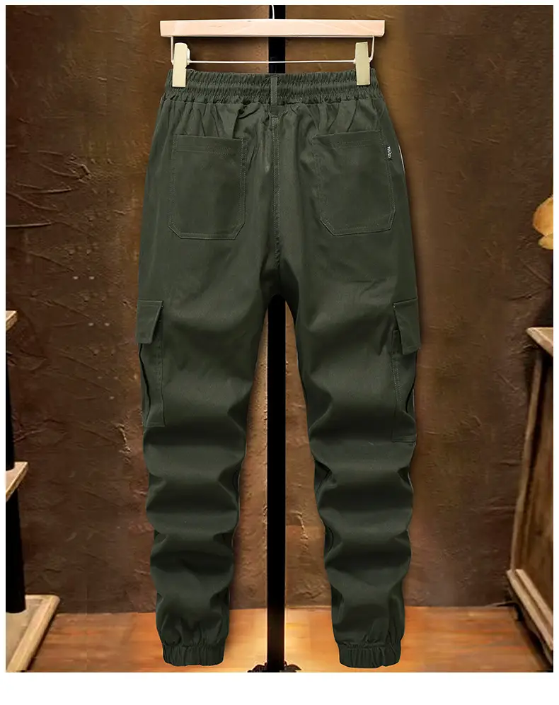 Men's Camouflage Multi-Pocket Trouser Set — feature 29