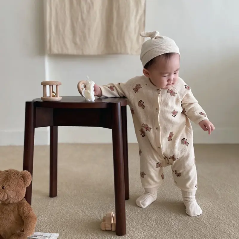 Baby Clothes Spring and Autum Category a Baby Clothes New Korean Style Kidsren's Jumpsuits Newborn Kidsren's Clothing Crawling Clothes
