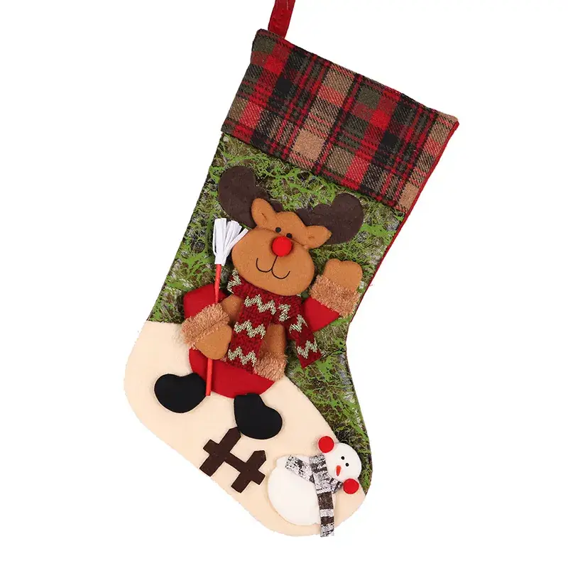 Christmas Plaid Socks Set for Kids & Adults