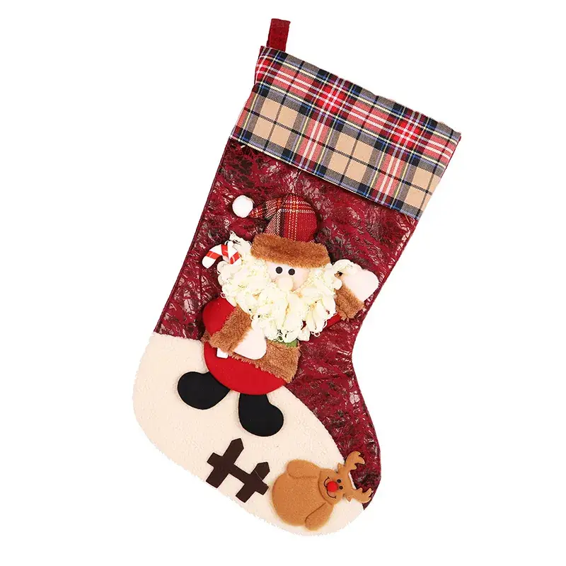 Christmas Plaid Socks Set for Kids & Adults