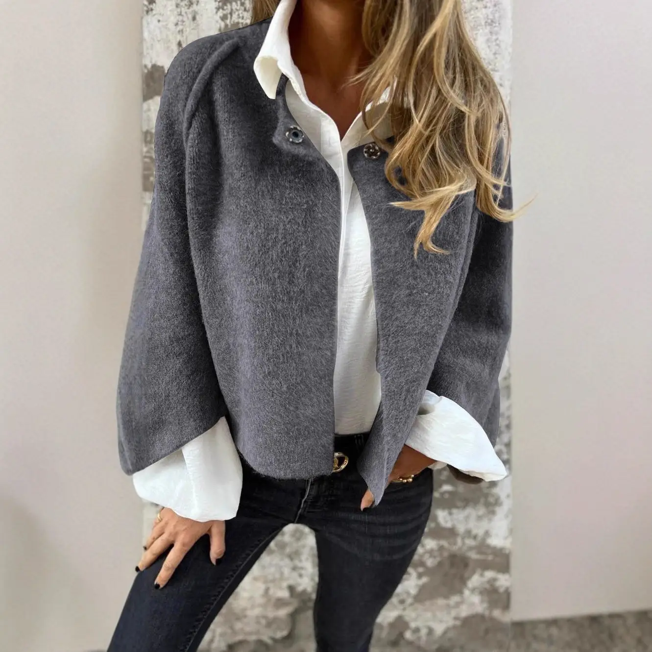 2025 Independent Station Cashmere Long-Sleeve Jacket Green