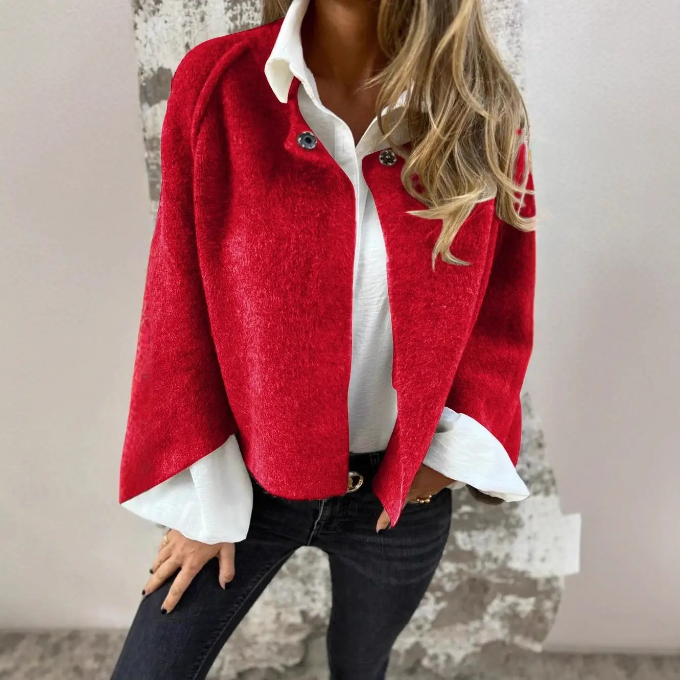 2025 Independent Station Cashmere Long-Sleeve Jacket Green
